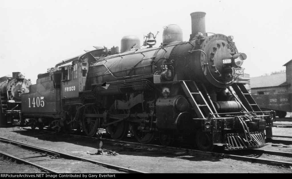 SLSF 4-6-0 #1405 - St Louis-San Francisco (Frisco)